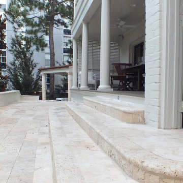 Historic District outdoor Living Area with Pool & Fountains