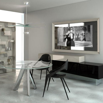 Selling: Prisma TV Mirror, Slide Sideboard, Shell Chair