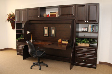 Inspiration for a timeless home office remodel in Houston