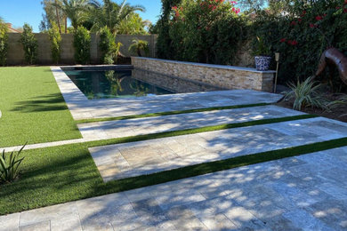 Example of a minimalist pool design in Phoenix