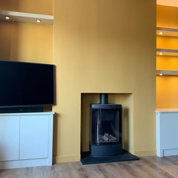 Modern Alcoves with Spotlights