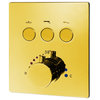 Leonardo Gold Tone Shower System
