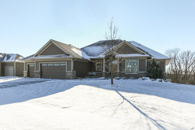 Example of a classic exterior home design in Other
