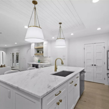 Kitchen Island Overlooking Living Room