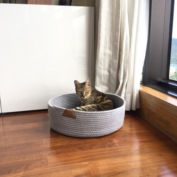 Multifunctional cat scratching bed