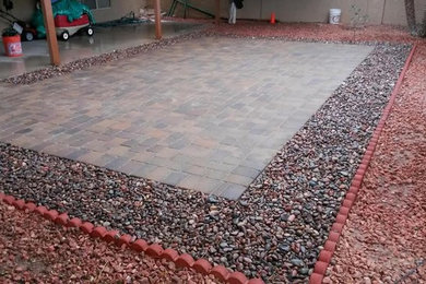 This is an example of a traditional landscaping in Phoenix.