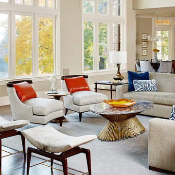 Stately Lake Lanier Home: Great Room, Dining Room and Master Suite Redesign