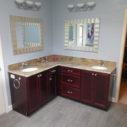 L-shaped Vanity - Bathroom Vanities And Sink Consoles