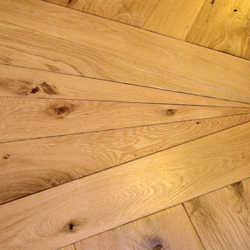 Character Oak Plank Flooring, Installation Craftsmanship