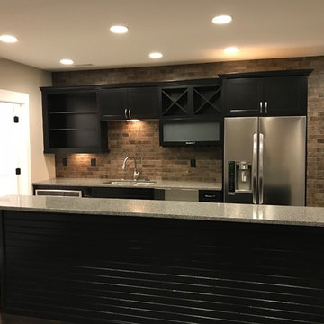 Custom Amish Cabinetry and Waypoint Cabinetry- Extra White and Peppercorn Grey