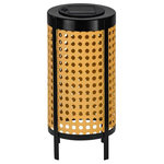 EGLO - Solar Integrated LED Outdoor Table Lamp - Black - Beige Shade - Set of 6 - Our Solar lantern table lamp adopt a retro classic style, lit with 1 warm light bulb. The solar lantern is made of anti-rust metal and plastic shade, it contains a retro edison bulb. Its charming openwork pattern and subtle glow illuminate your patio in a special way, adding more nature to your garden. The warm decoration lighting will make surroundings full of romance and fairy tales with waterproof grade of IP44 designed to withstand sunny days, rainy nights, and small snowy days. The solar lantern can be easily hung on walls or in the trees and also can be placed on the flat surfaces, such as shelves, tables, porches, patios and pergolas. With 6-8 hours on time these lights will surley light the way. AA batteries not included