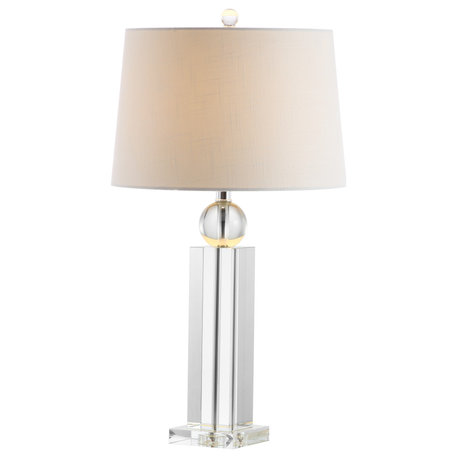 Charlotte 28.5" Crystal Table Lamp, Clear