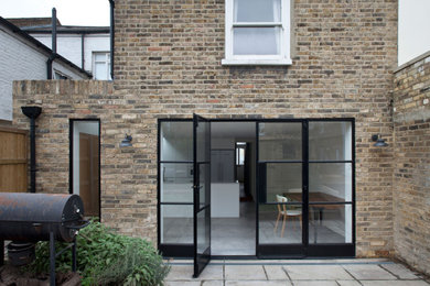 Inspiration for a modern house exterior in London.