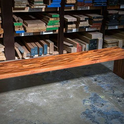 Mahogany Waterfall Bench - Products