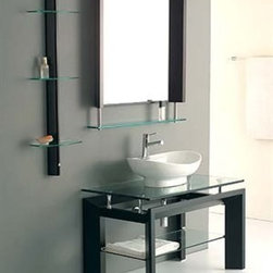 Glass Bathroom Vanities - Bathroom Vanities And Sink Consoles