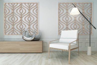 Inspiration for a transitional living room remodel in Little Rock