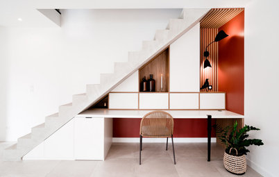 4 aménagements malins optimisent l'espace autour d'un escalier
