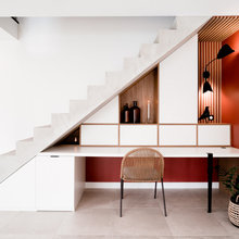 4 aménagements malins optimisent l'espace autour d'un escalier