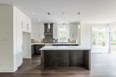 Inspiration for a modern kitchen remodel in Ottawa