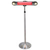 Robinson Wall-Mount/Standing Electric Patio Heater, Stainless Steel