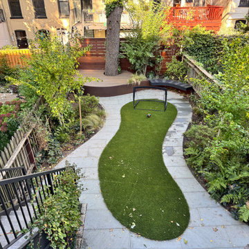 Park Slope curvy garden