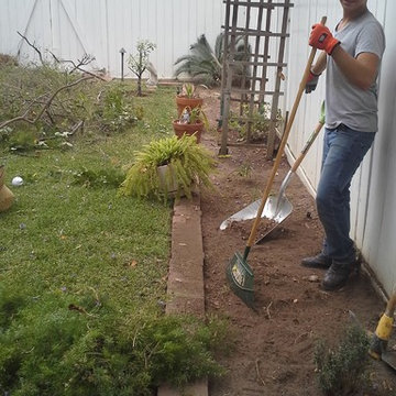 Quick Fix: Cleaning out existing beds and making room for incoming cottage garde