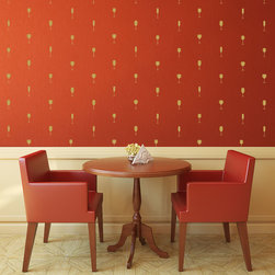 Tine Wine Glasses Pattern - Wall Decals