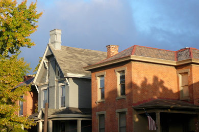 Modelo de diseño residencial de estilo americano de tamaño medio