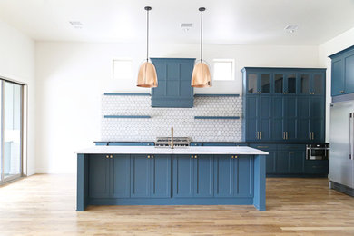 Kitchen - transitional kitchen idea in Other