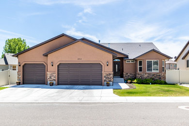 Example of a trendy exterior home design in Salt Lake City