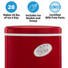 Newair AI-100R 28-Pound Portable Ice Maker, Red