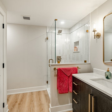 Chester Springs Basement Remodel | Full Wet Bar, Game Room & Entertainment Suit