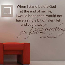 Inspirational Wall Quotes - Products