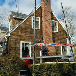 New Vinyl Siding Dormered Cape - Siding And Stone Veneer