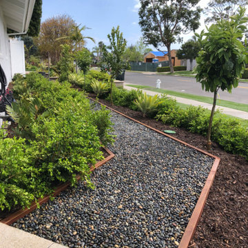 Gravel Entrance, pathways and Parking Area