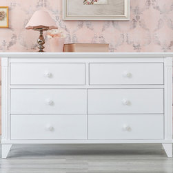 Edison Dresser in White - Baby And Kids