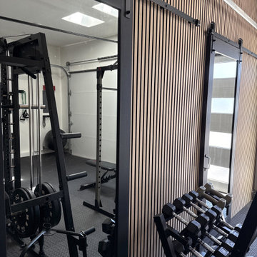 Custom Garage Gym Conversion