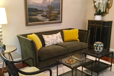 Transitional living room photo in Jacksonville