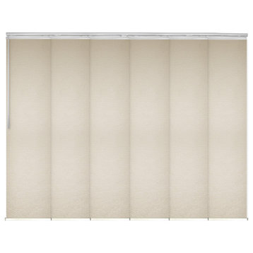 Natalia 6-Panel Track Extendable Vertical Blinds 98-130"W