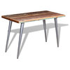 vidaXL Dining Table Kitchen Dining Room Dinner Table Solid Reclaimed Wood