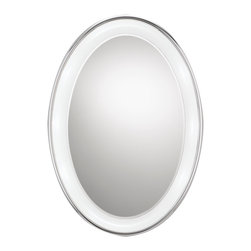 Tigris Oval Mirror by Tech Lighting - Bathroom Mirrors