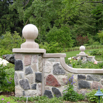 Split Face Fieldstone Wall