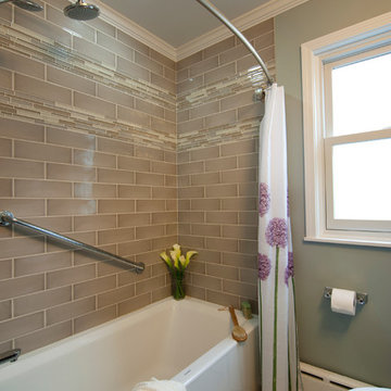 Sleek Hall Bathroom