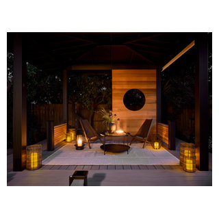 Zen-Inspired Gazebo for Evening Entertaining - Asian - Deck ...
