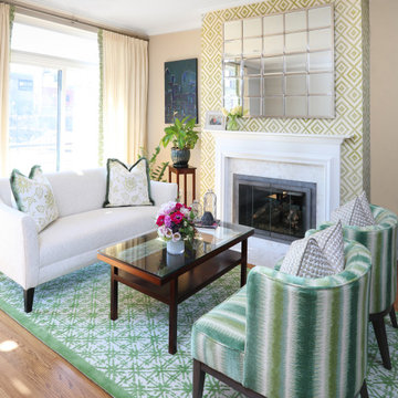 Before and after Living room makeover