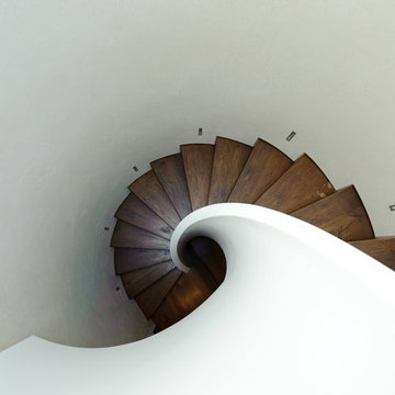 Penthouse in the Printhouse, Helical Staircase