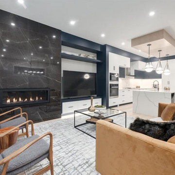 Modern Front garage in winston Hts