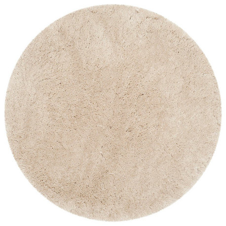 Safavieh Arctic Shag Sg270V Rug, Beige, 5'x5' Round