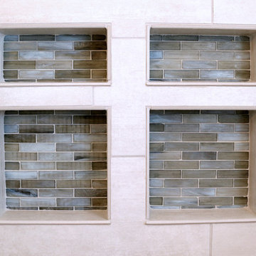 Double Shower Niche
