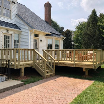 After photo of pressure treated deck